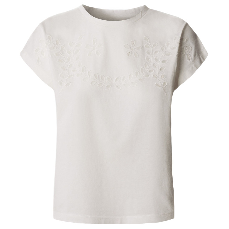 CAMISETA MUJER PEPE JEANS DETALLES CALADOS FLORALES