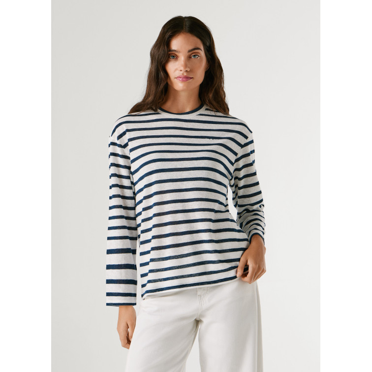 CAMISETA MUJER  PEPE JEANS MARLEN STRIPED