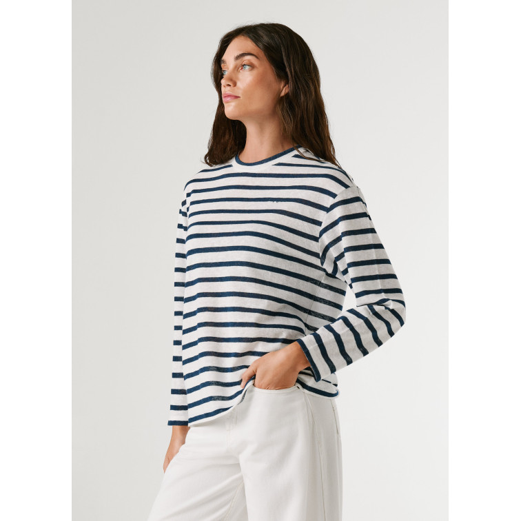 CAMISETA MUJER  PEPE JEANS MARLEN STRIPED
