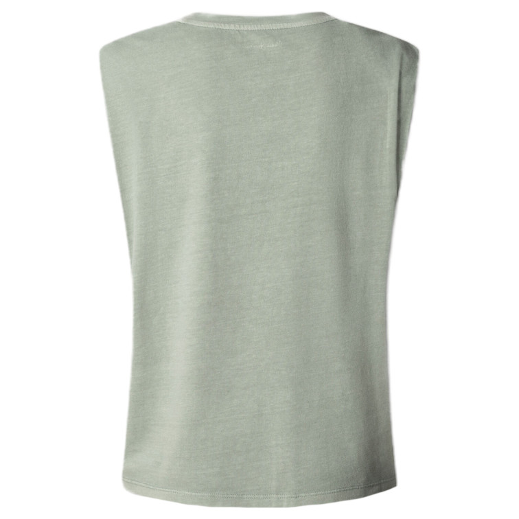 CAMISETA SIN MANGAS MUJER PEPE JEANS LOGO CALADO