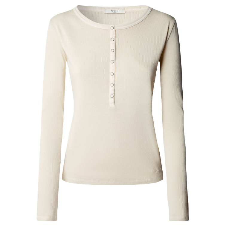 CAMISETA MUJER  PEPE JEANS BLANCA