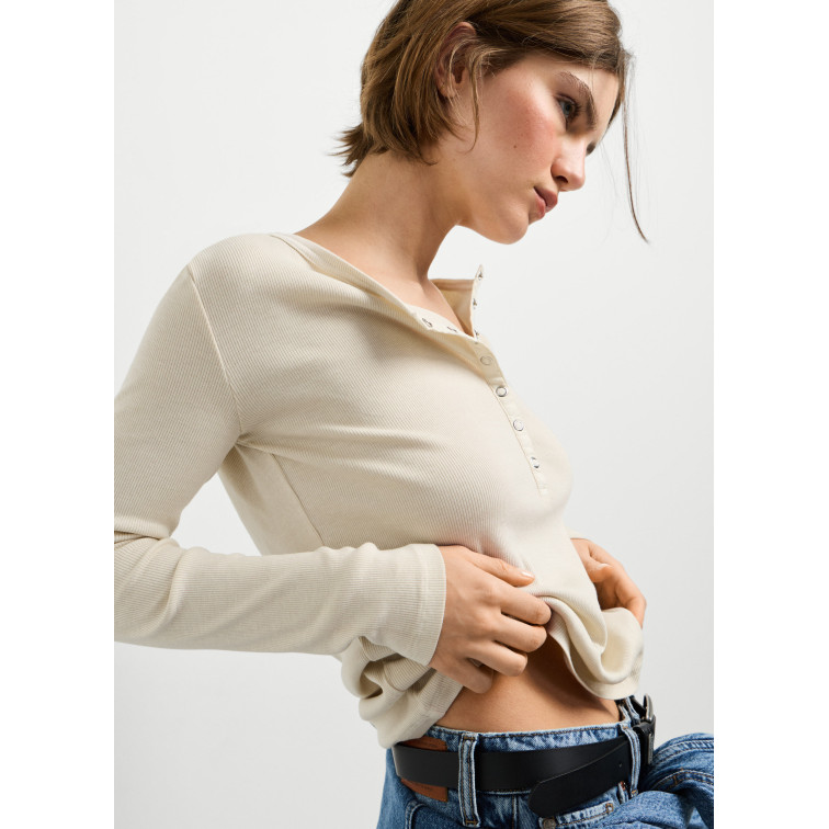 CAMISETA MUJER  PEPE JEANS BLANCA