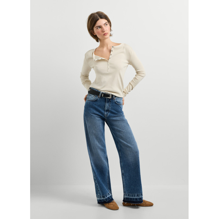 CAMISETA MUJER  PEPE JEANS BLANCA