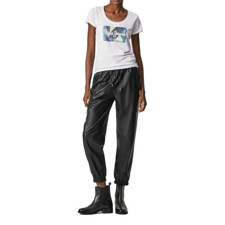 CAMISETA MUJER LOGO DESGASTADO PEPE JEANS DAFNE