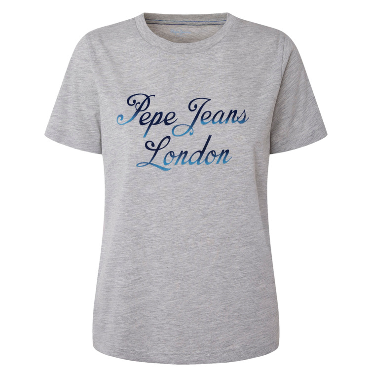 CAMISETA DE ALGODÓN CON LOGO ESTAMPADO MUJER PEPE JEANS MARA