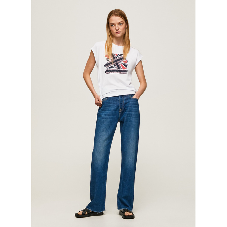 CAMISETA ESTAMPADO UNION JACK MUJER PEPE JEANS NATTY