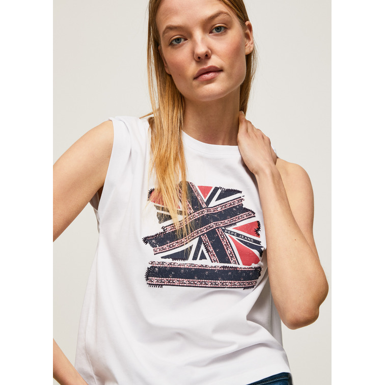 CAMISETA ESTAMPADO UNION JACK MUJER PEPE JEANS NATTY