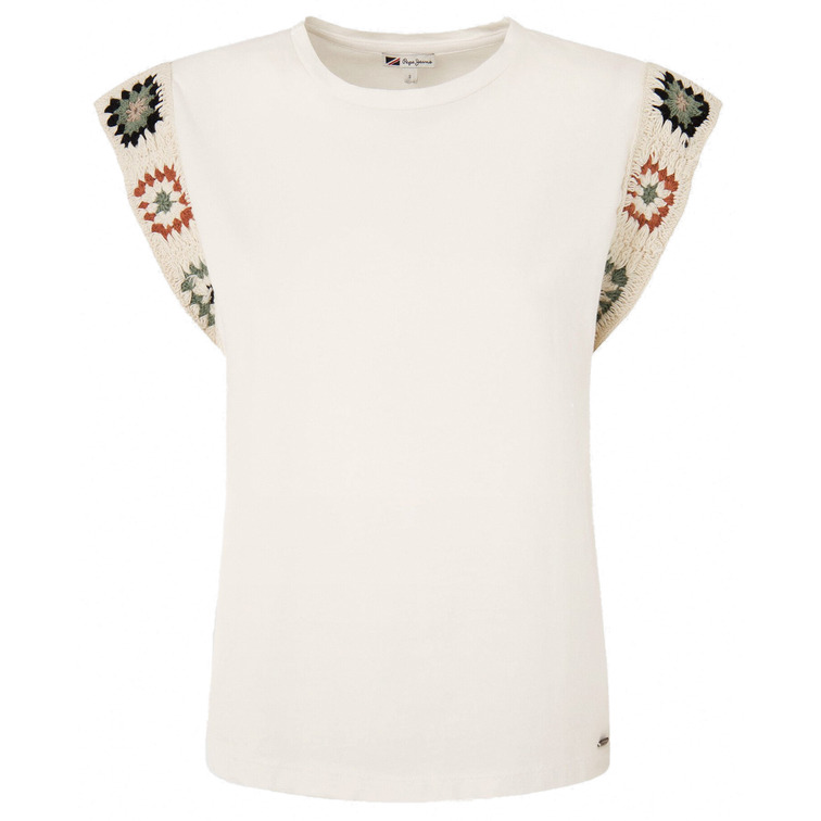 CAMISETA MANGAS CROCHET MUJER PEPE JEANS OPHELIA