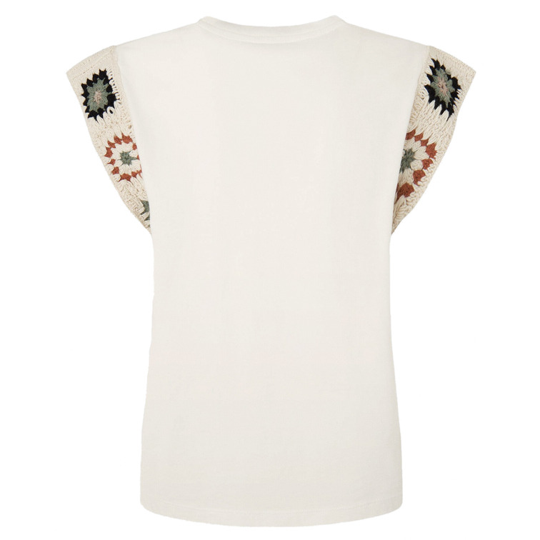 CAMISETA MANGAS CROCHET MUJER PEPE JEANS OPHELIA