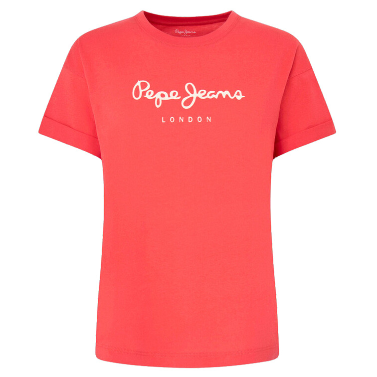 CAMISETA LOGO ESTAMPADO FIT BOXY MUJER PEPE JEANS