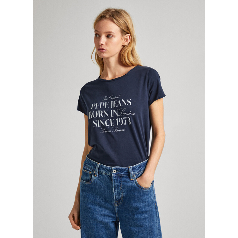 CAMISETA LOGO ESTAMPADO FIT RELAXED MUJER PEPE JEANS
