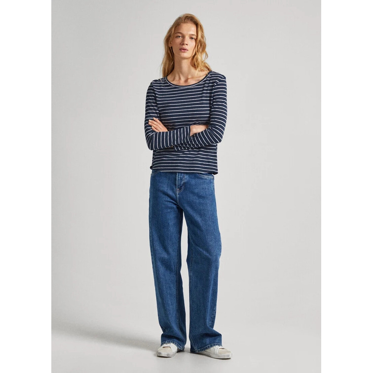 CAMISETA MANGA LARGA FIT REGULAR MUJER PEPE JEANS