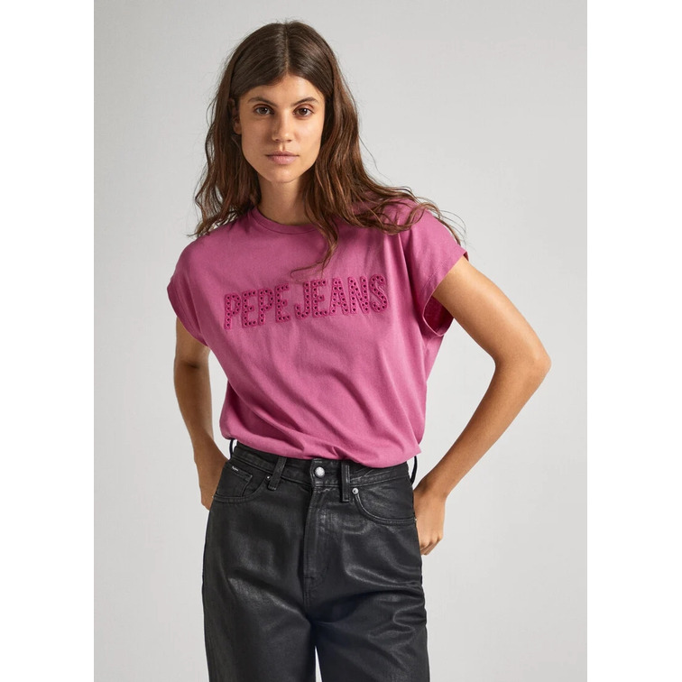 CAMISETA LOGO FIT BOXY MUJER PEPE JEANS