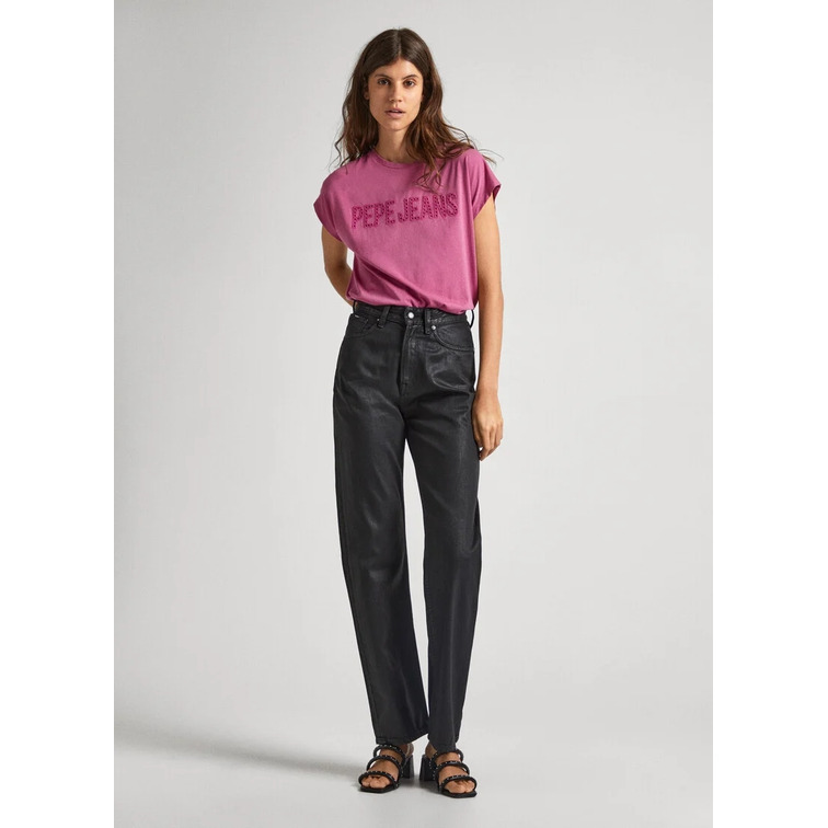 CAMISETA LOGO FIT BOXY MUJER PEPE JEANS