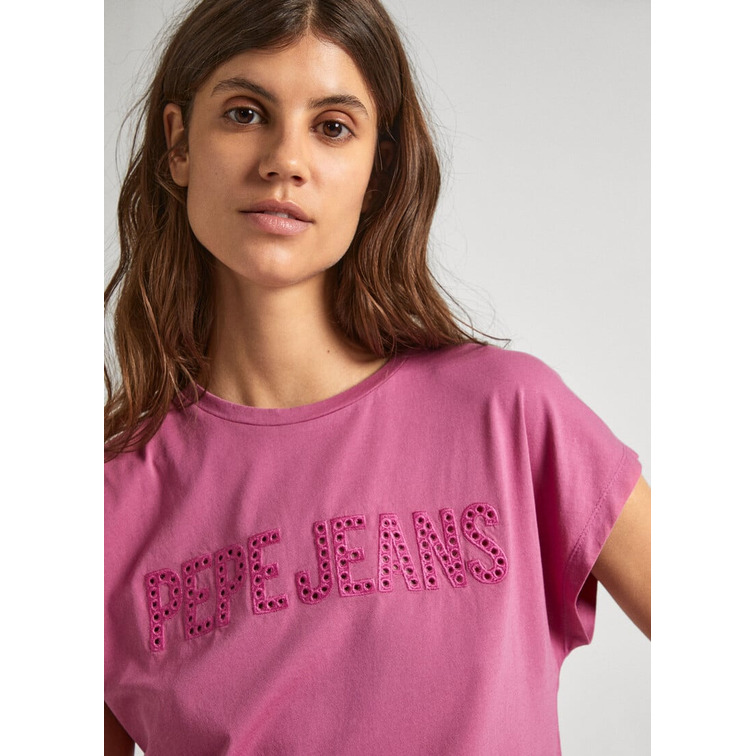 CAMISETA LOGO FIT BOXY MUJER PEPE JEANS