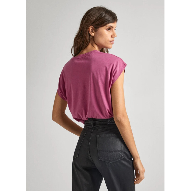 CAMISETA LOGO FIT BOXY MUJER PEPE JEANS