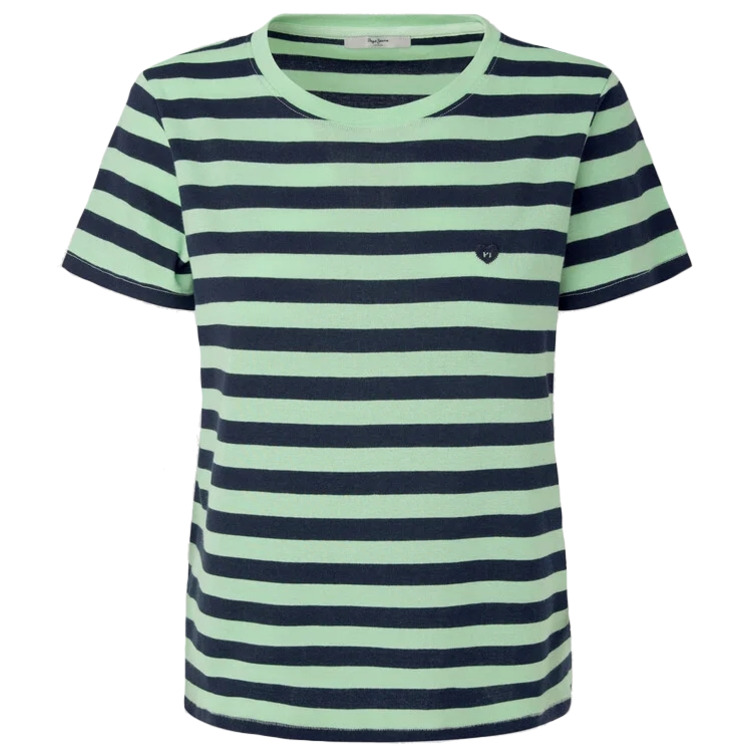 CAMISETA FIT REGULAR A RAYAS MUJER PEPE JEANS