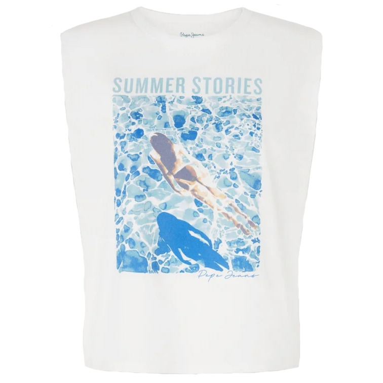 CAMISETA MANGA SISA FIT OVERSIZE MUJER PEPE JEANS
