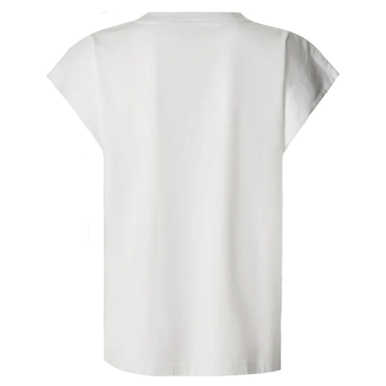 CAMISETA SIN MANGAS MUJER PEPE JEANS LOGO CALADO