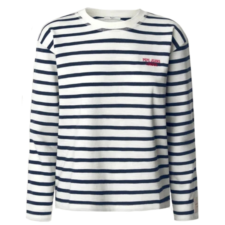 CAMISETA A RAYAS MUJER PEPE JEANS MANGA LARGA