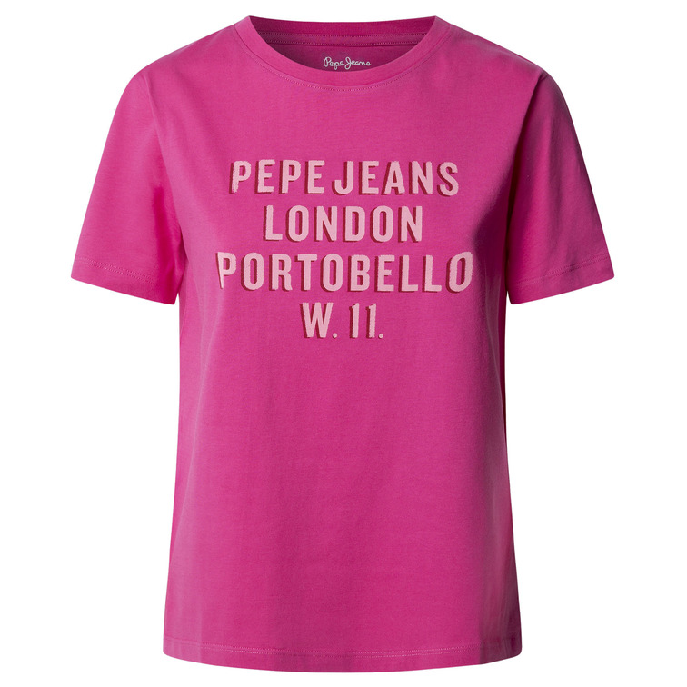 CAMISETA MUJER PEPE JEANS LOGO ESTAMPADO