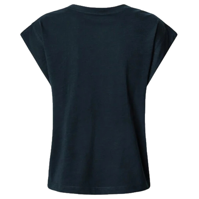 CAMISETA MUJER PEPE JEANS LOGO STRASS FIT BOXY