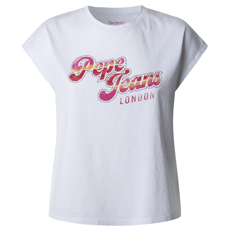 CAMISETA MUJER PEPE JEANS LOGO ESTAMPADO
