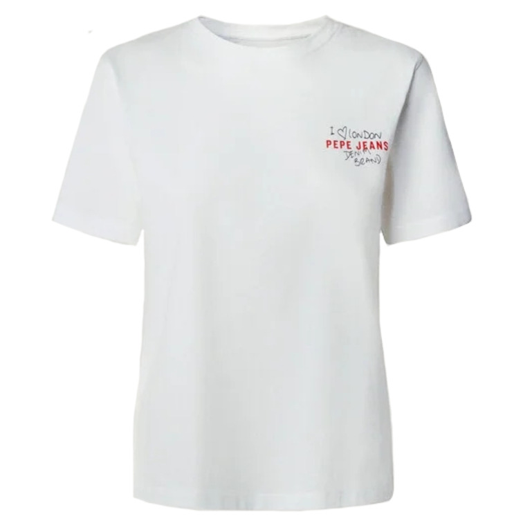 CAMISETA MUJER PEPE JEANS ESPALDA ESTAMPADA