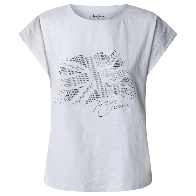 CAMISETA MUJER PEPE JEANS CON PEDRERIA