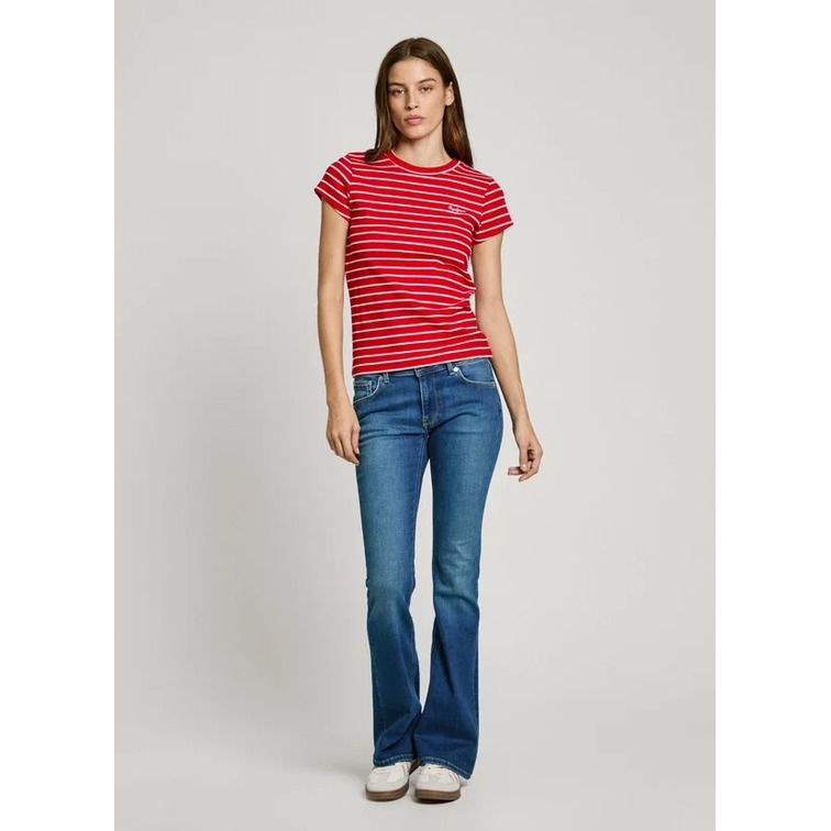 CAMISETA CANALE MUJER PEPE JEANS DE RAYAS