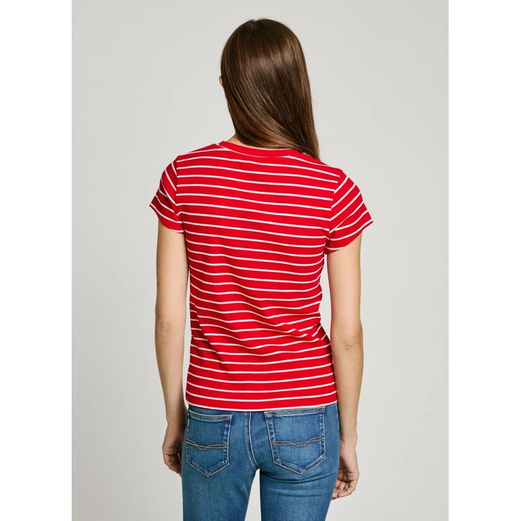 CAMISETA CANALE MUJER PEPE JEANS DE RAYAS