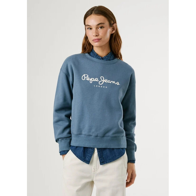 SUDADERA MUJER PEPE JEANS CON LOGO