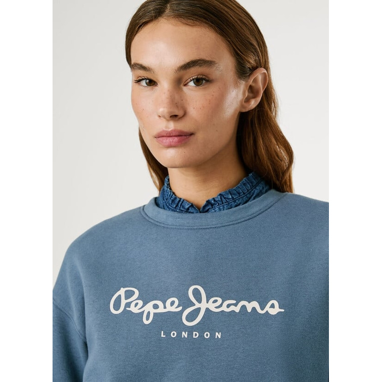 SUDADERA MUJER PEPE JEANS CON LOGO