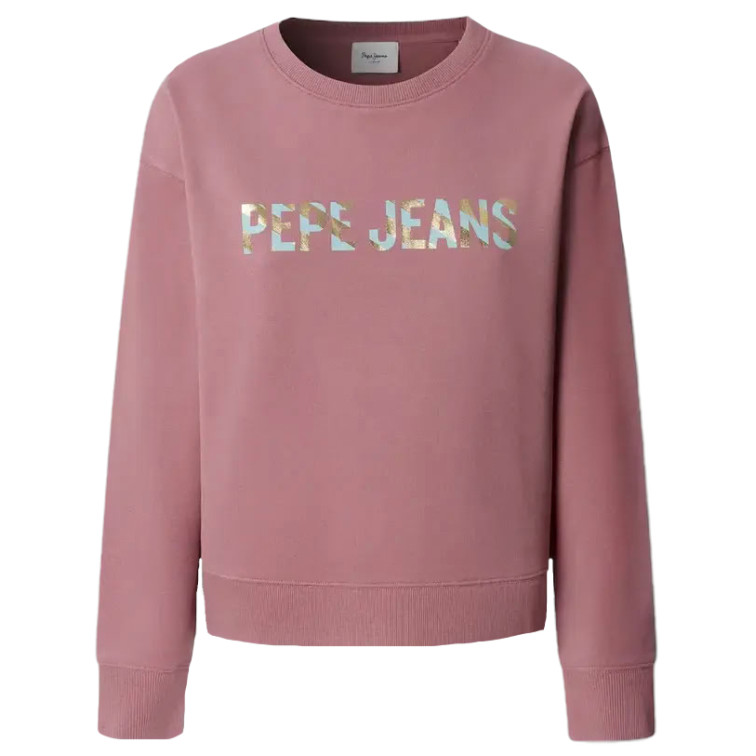 SUDADERA MUJER  PEPE JEANS CELESTE