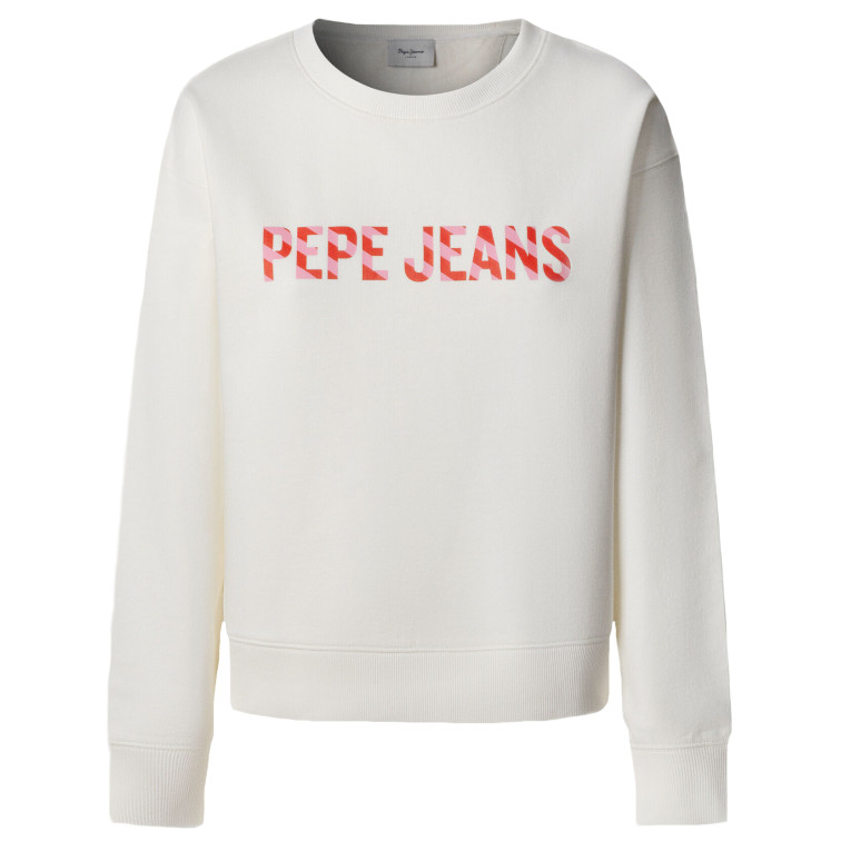 SUDADERA MUJER  PEPE JEANS CELESTE
