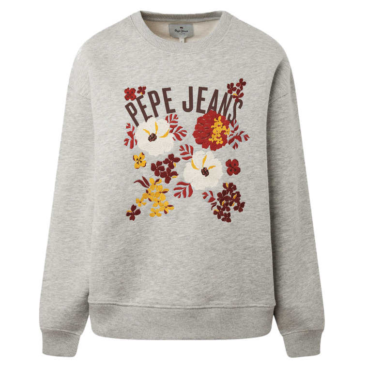 SUDADERA CON BORDADO FLORAL MUJER PEPE JEANS STEPHANIE