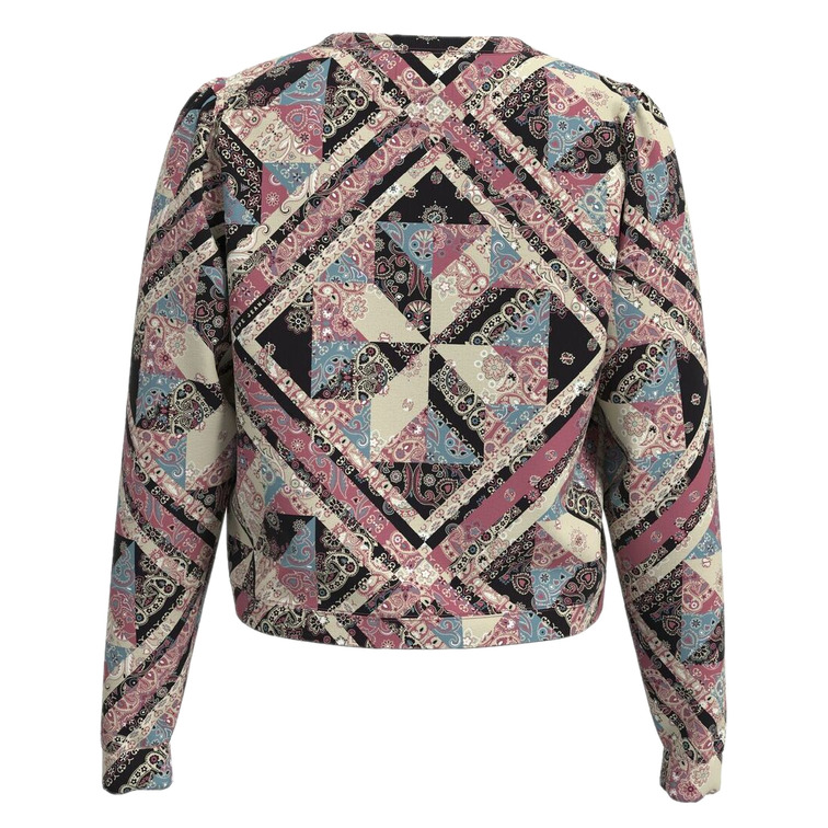 SUDADERA CON ESTAMPADO PATCHWORK MUJER PEPE JEANS LEIA