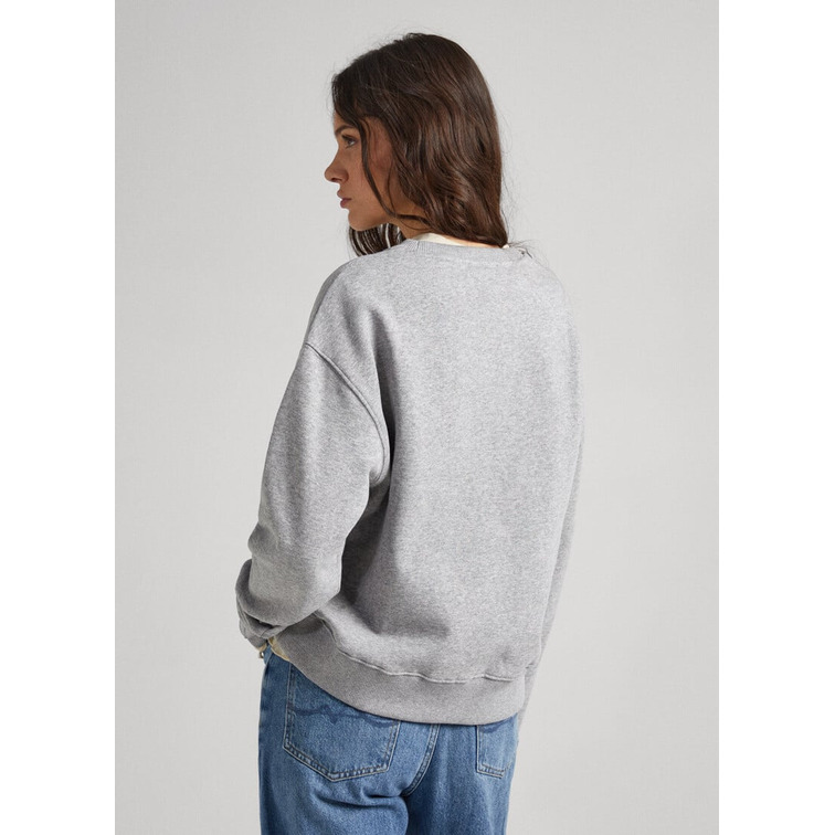 SUDADERA LOGO BORDADO MUJER PEPE JEANS VELLA