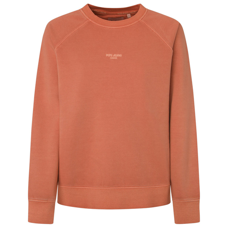 SUDADERA MUJER PEPE JEANS DE CUELLO REDONDO CON LOGO