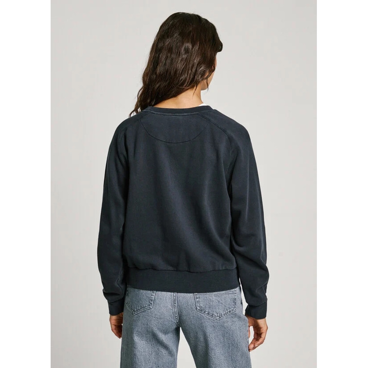 SUDADERA MUJER PEPE JEANS LOGO EN PECHO