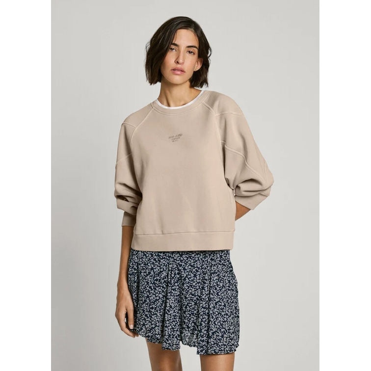 SUDADERA MUJER PEPE JEANS CON LOGO