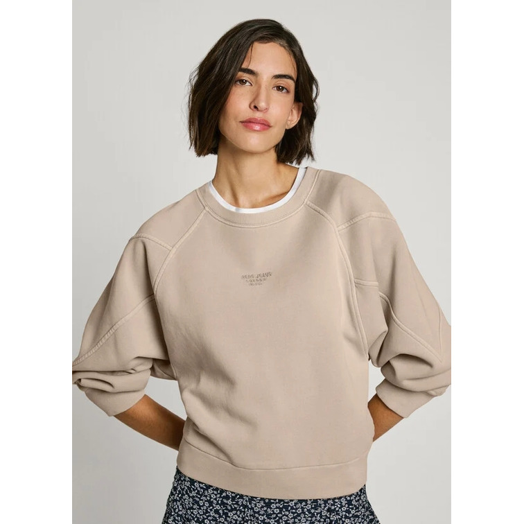 SUDADERA MUJER PEPE JEANS CON LOGO