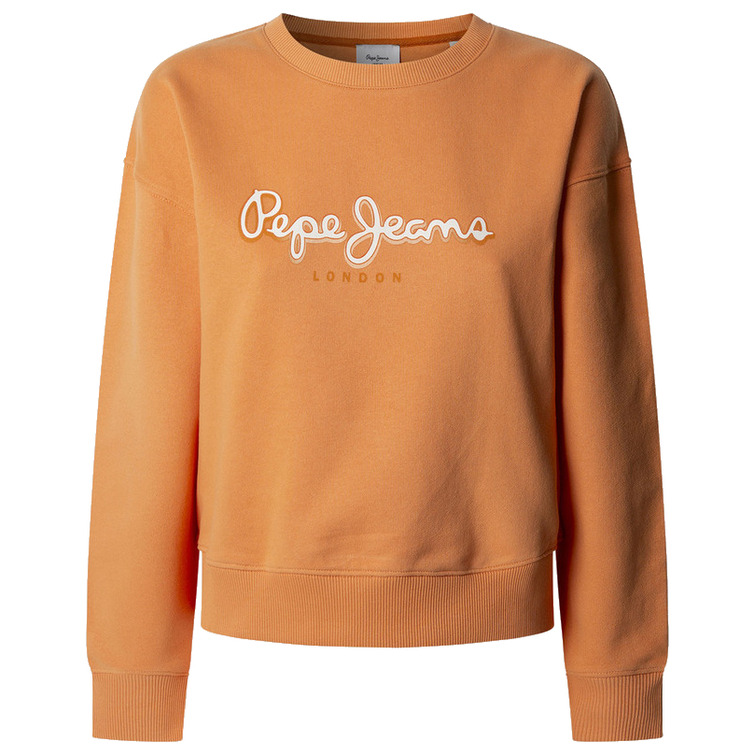 SUDADERA MUJER PEPE JEANS CON LOGO FIT REGULAR