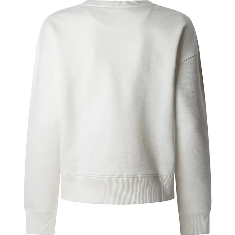 SUDADERA MUJER PEPE JEANS LOGO MULTICOLOR BORDADO