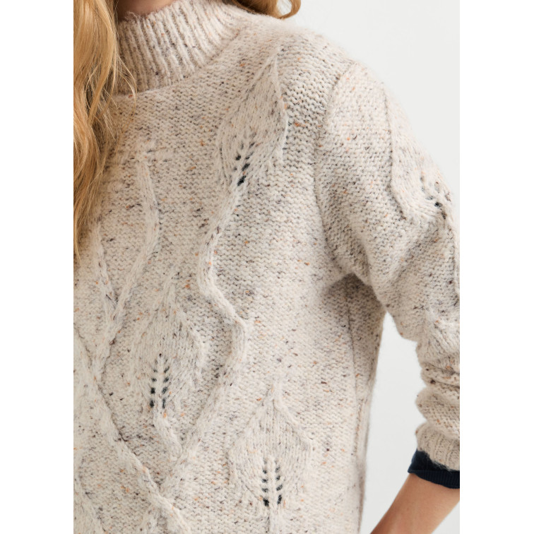 JERSEY PUNTO TRENZADO MUJER PEPE JEANS CUELLO ALTO