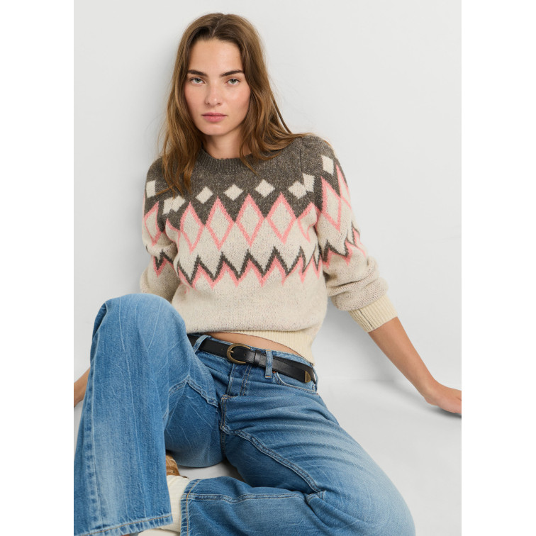 JERSEY PUNTO MUJER PEPE JEANS ESTAMPADO GEOMÉTRICO