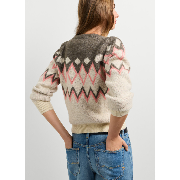 JERSEY PUNTO MUJER PEPE JEANS ESTAMPADO GEOMÉTRICO
