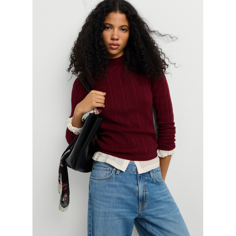 JERSEY CANALÉ MUJER PEPE JEANS CUELLO ALTO