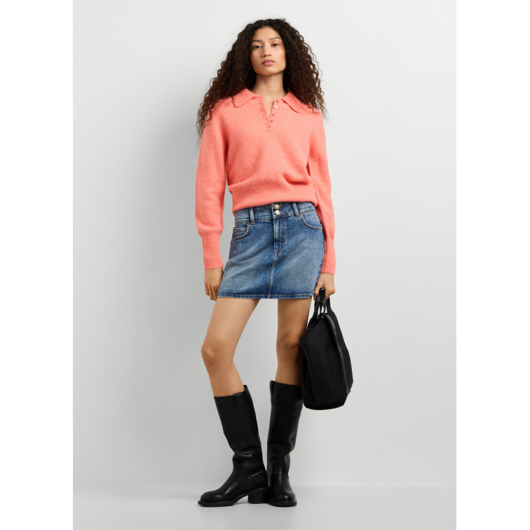 JERSEY PUNTO MUJER PEPE JEANS CUELLO POLO