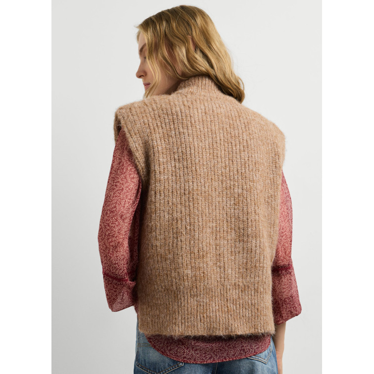 CHALECO PUNTO MUJER PEPE JEANS CUELLO ALTO